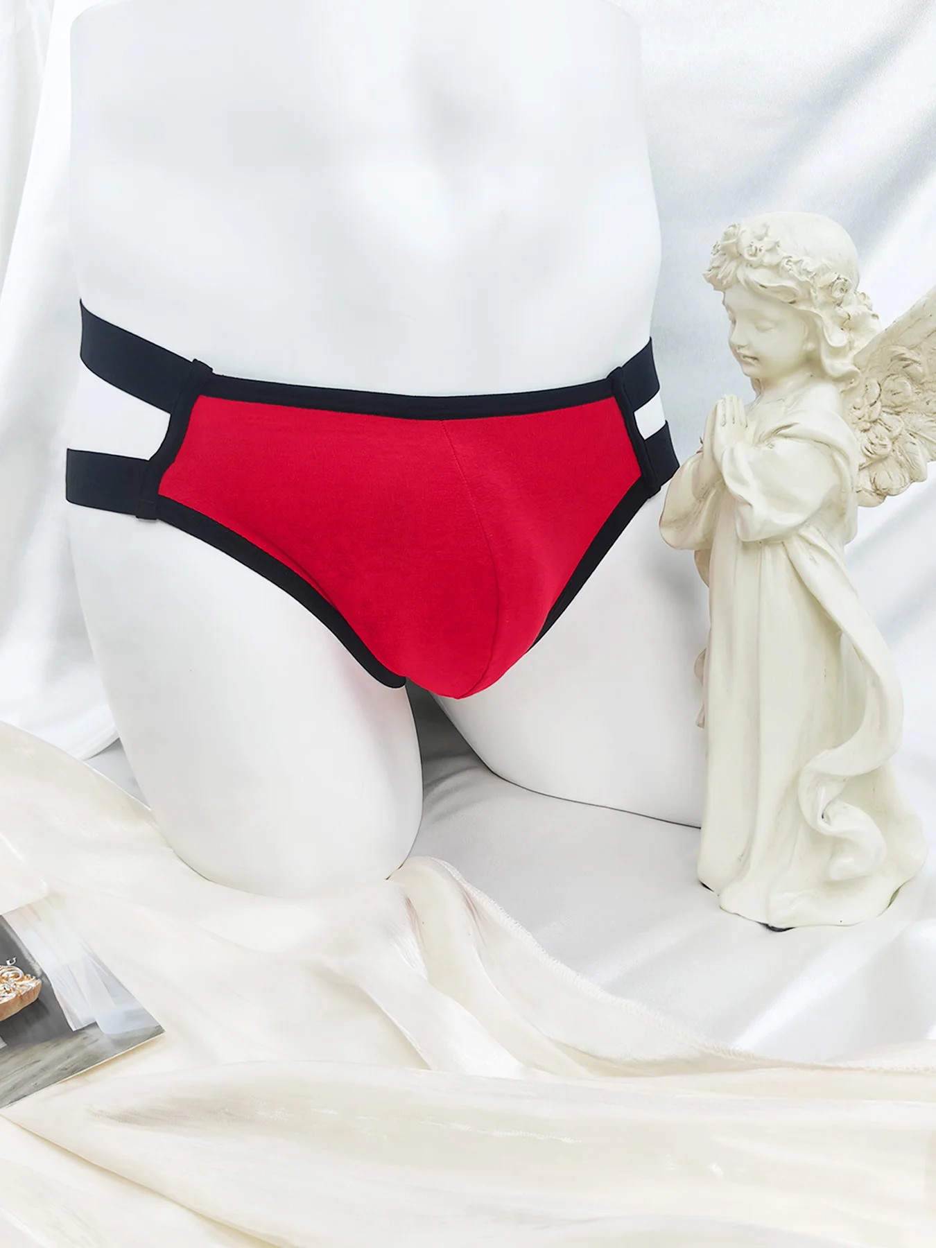 

Men's Sexy G String Thongs Erotic Bondage Jockstrap Underwear Bulge Pouch Strap Lingerie Hollow Out O Ring Underpants Hombre Gay