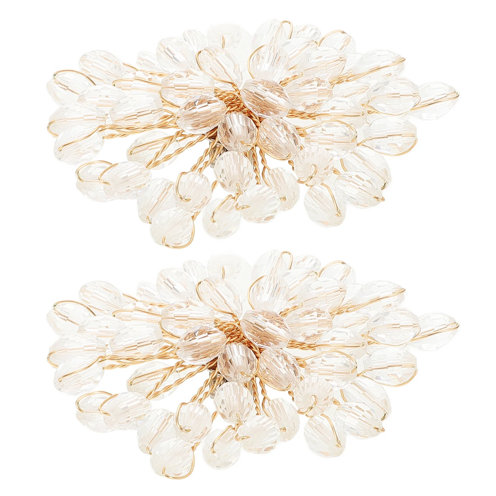 

Crystal Flower Buckle Flowers Shoe Clips Jewelry Accessory Imitation Drill Embellishments Decorative Charm