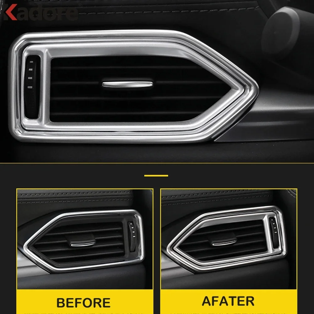 For Mazda CX-5 CX5 2017-2021 2022 2023 2024 KF Air Condition Vent Outlet Cover Trim AC Outlet Car Interior Stying Accessories