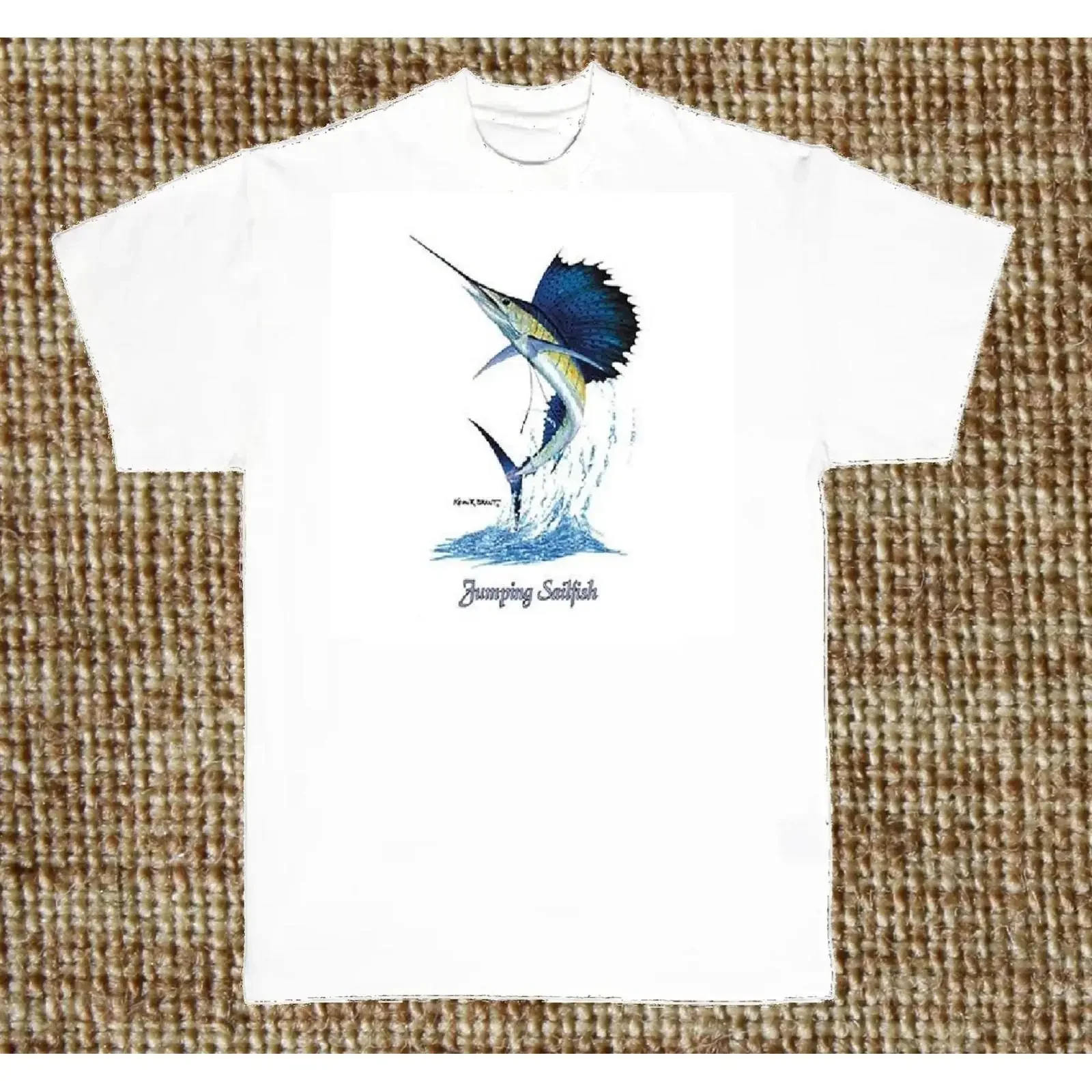 Sailfish T Shirt Fish Fishing SweaT Available On Request 248m vintage Washed designer clothes Stylish Versatile streetwear