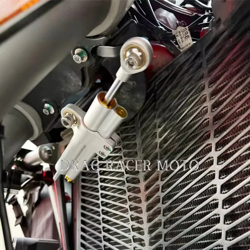 Nuovo Per Ducati MTS950/1200/1260 Smorzatore direzionale modificato e Multistrada V2 Ammortizzatore Stabilizzatore Ammortizzatore di sterzo 2018-