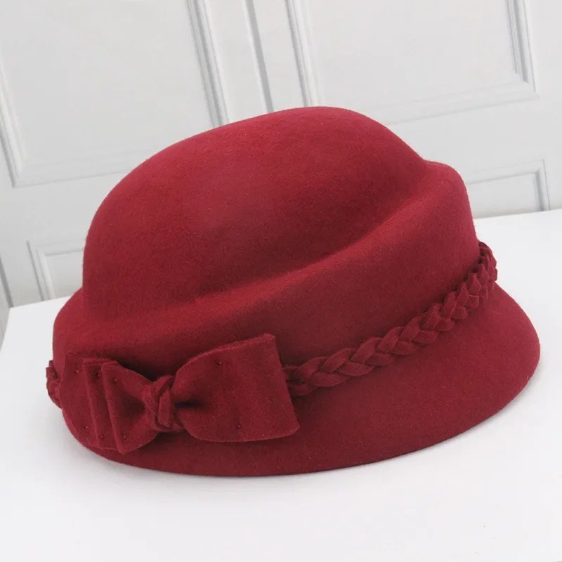 

2025 Берет из 100% шерсти, зимние береты, женские зимние фетровые береты с цветочным принтом, женский фетровый французский берет, шапка-федора, шапка-бини, зимняя цветочная шапка