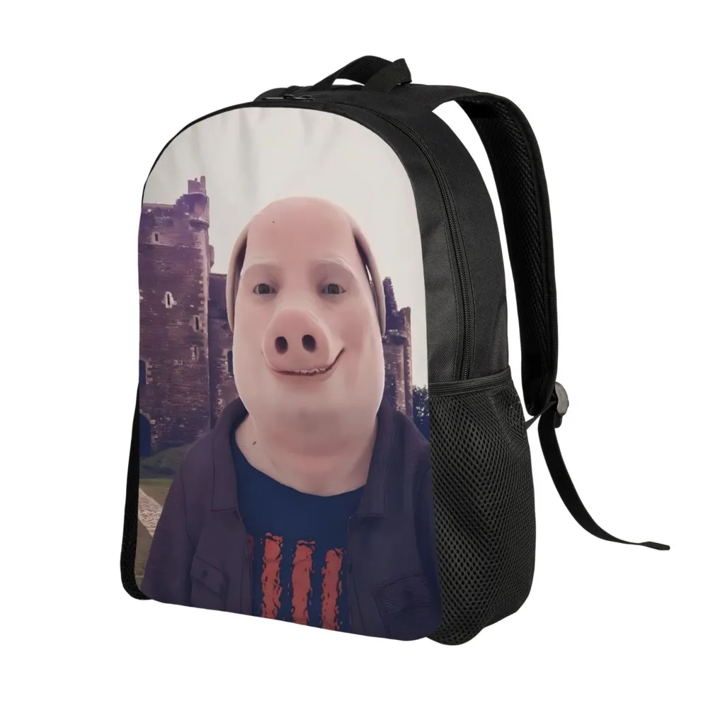 John Pork Is Calling Funny Meme Backpack  Fashion Backpacks Student Outdoor Big High School Bags Design Rucksack