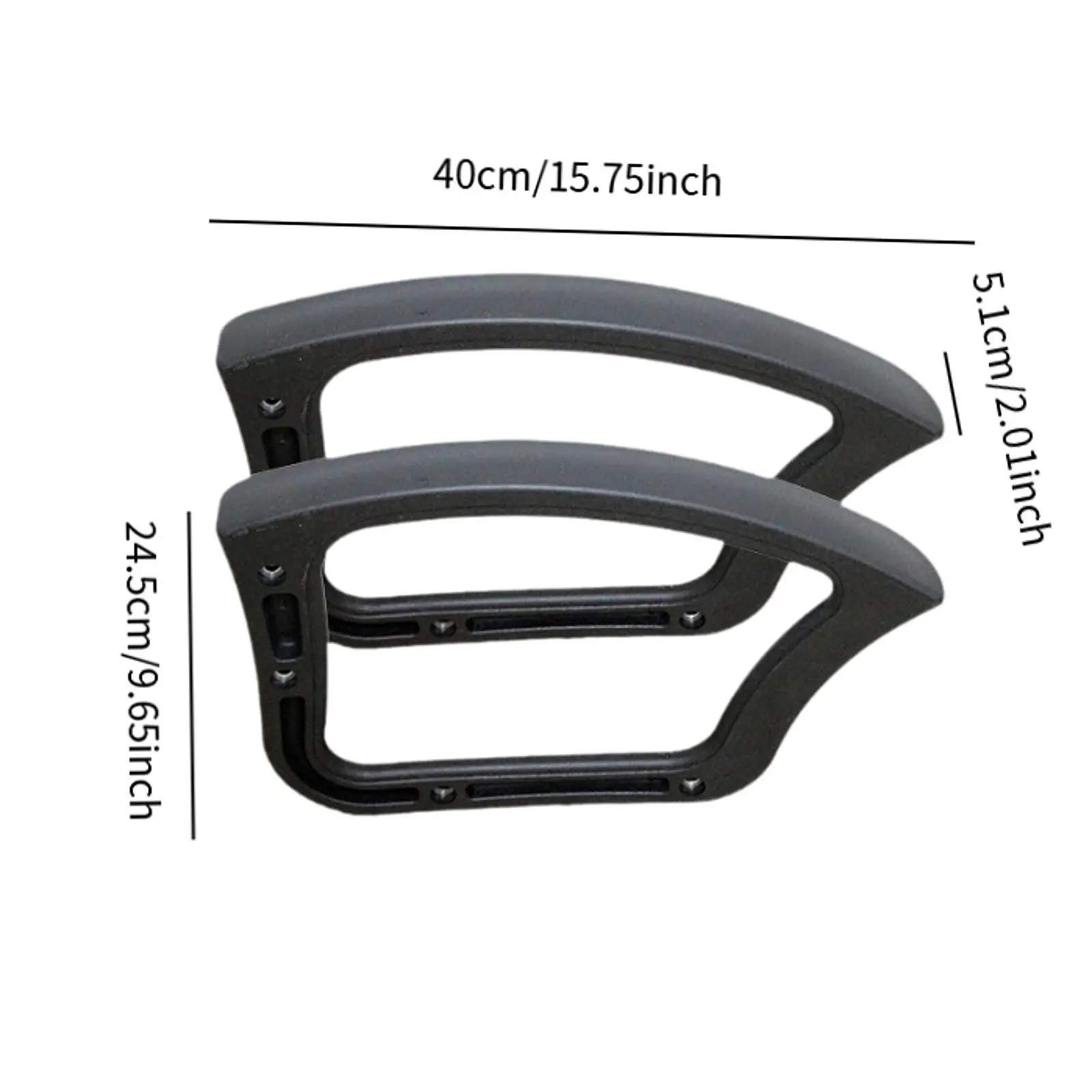 Office Chair Armrest Rings Heavy Duty Arm Circles Ergonomic Desk Chair Accessory Kit for Computer Chair Arm Replacement