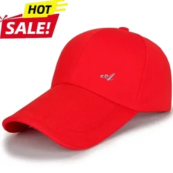 Fashion New Men's and Women's Red Baseball Cap All-match Thin Trendy Casual Sunscreen Cap for Four Seasons