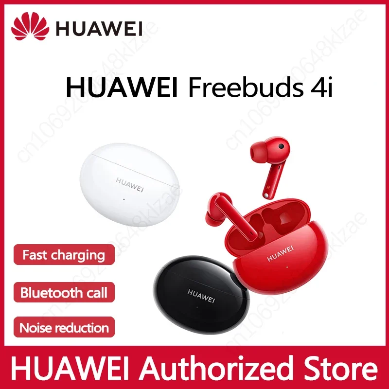 HUAWEI FREEBUDS 4i Wireless Headphones 10 Hours PlayBack Quick Charge Active Noise Cancellation Bluetooth Earphones Headset