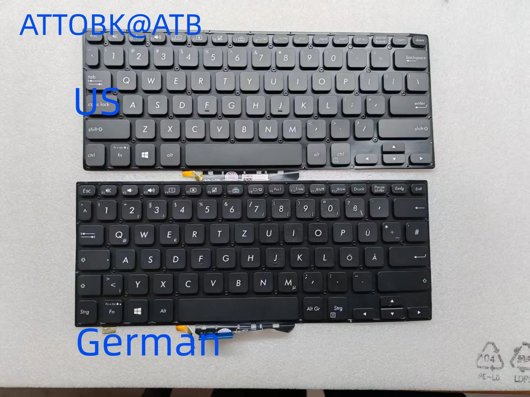 ASUS VivoBook Flip 14 TP412 TP412UR TP412FA TP412F TP412U TP412UA SF4100 SF4100F Laptop Keyboard Backlit