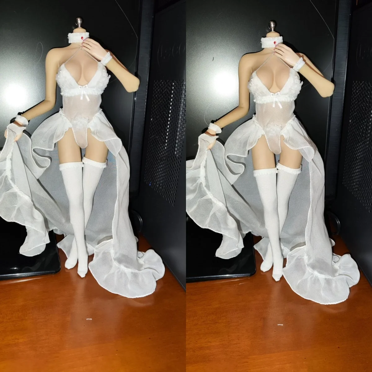 【solo-ropa】vestido-con-lazo-de-cola-de-golondrina-de-la-serie-sweet-flower-wedding-escala-1-6-para-figura-de-accion-de-soldado-femenina-de-12-pulgadas