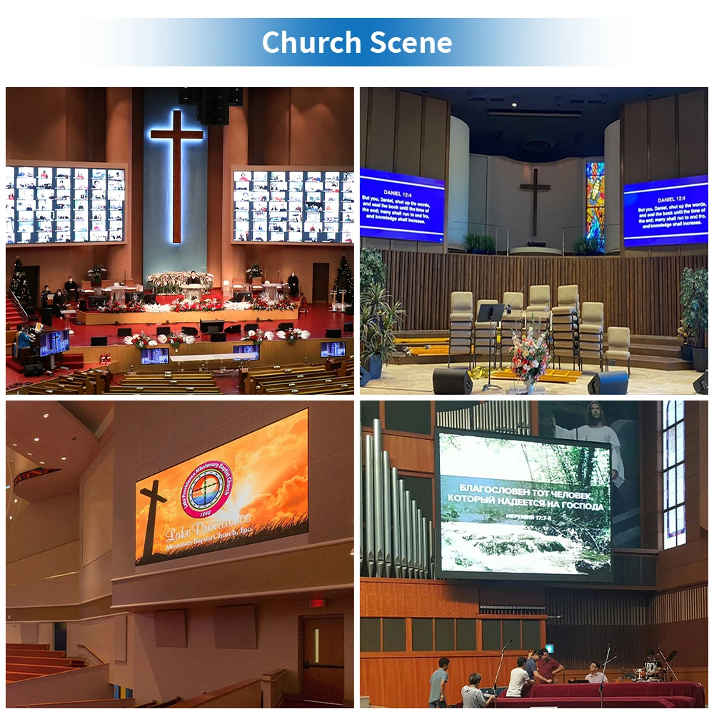 7680hz P1.9 1.9mm  P2.6 2.6 mm HDR Indoor Stage Background LED Tv Studio Screen LED Video Wall Display for Virtual Production