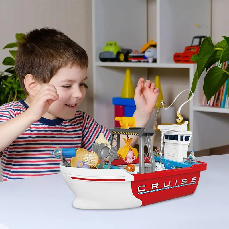 Spielzeug Boote Für Wasser Spielen Kinder Pretend Spielen-Geschirrspüler Set Pool Schwimmende Angeln Spielzeug Spaß Kinder Pretend-spiel-Geschirrspüler Set In