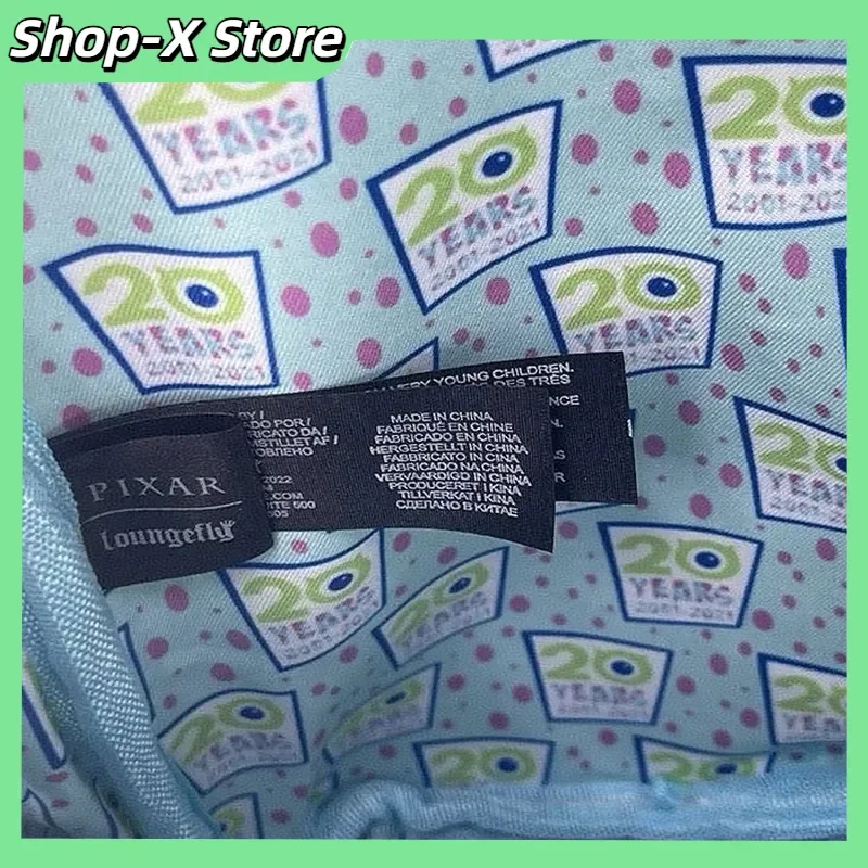 Loungefly Pixar Monsters Mike & Sulley Mini mochila – Bolsa lateral fofa para mulheres, adolescentes, acessórios para presente