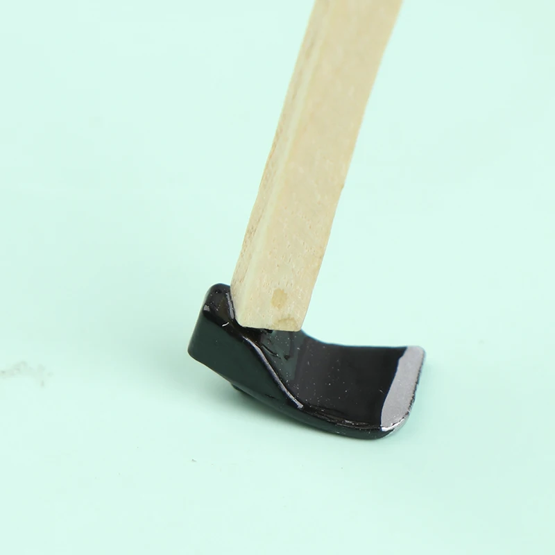 NEW 3Pcs/set Mini Wood Metal Chopper Hatchet Dollhouse Miniature Tools