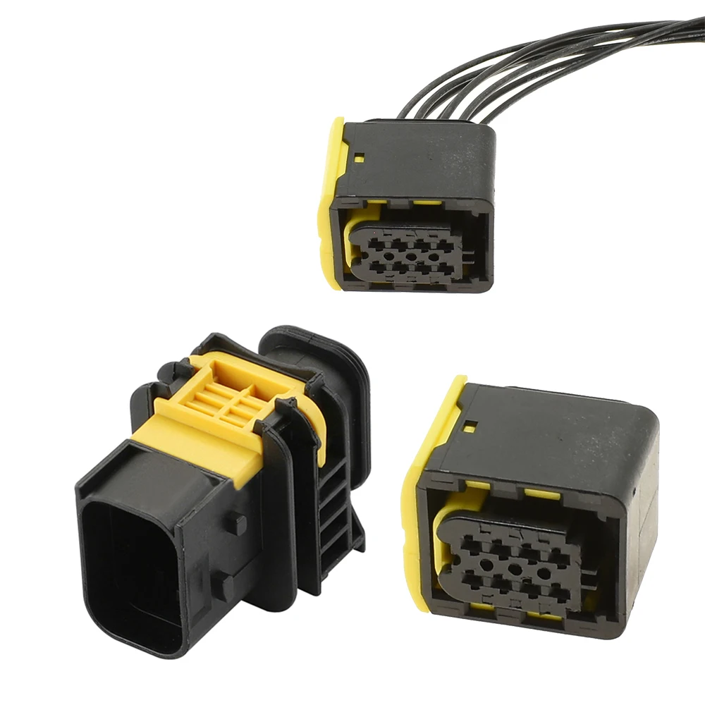 1 Set 8 Pin 0-1418438-1 HDSCS Series Electric Plug Auto Waterproof Plug Wiring Cable Connector 1-1418479-1 1670364-1 1-1564512-1