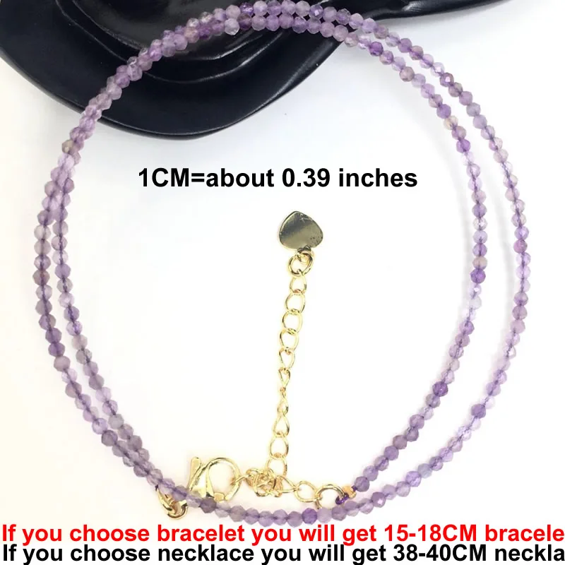 Facettierte Edelsteine 2-3mm Perlen Halskette Armband Kristall Quarz Achat Labradorit Amazon Choker Herren Damen Schmuck Party Geschenk – Detail 32