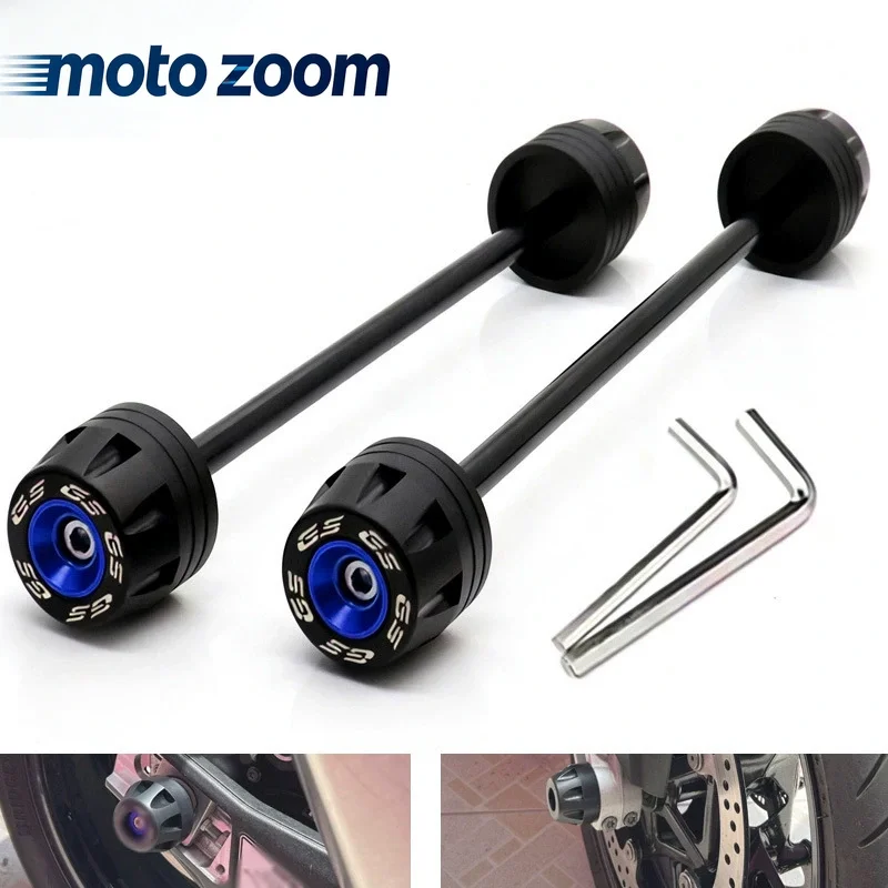 For BMW F F800GS F900GS F750GS F850GS Adventure Rear Front Axle Fork Crash Slider Motorbike Wheel Protector