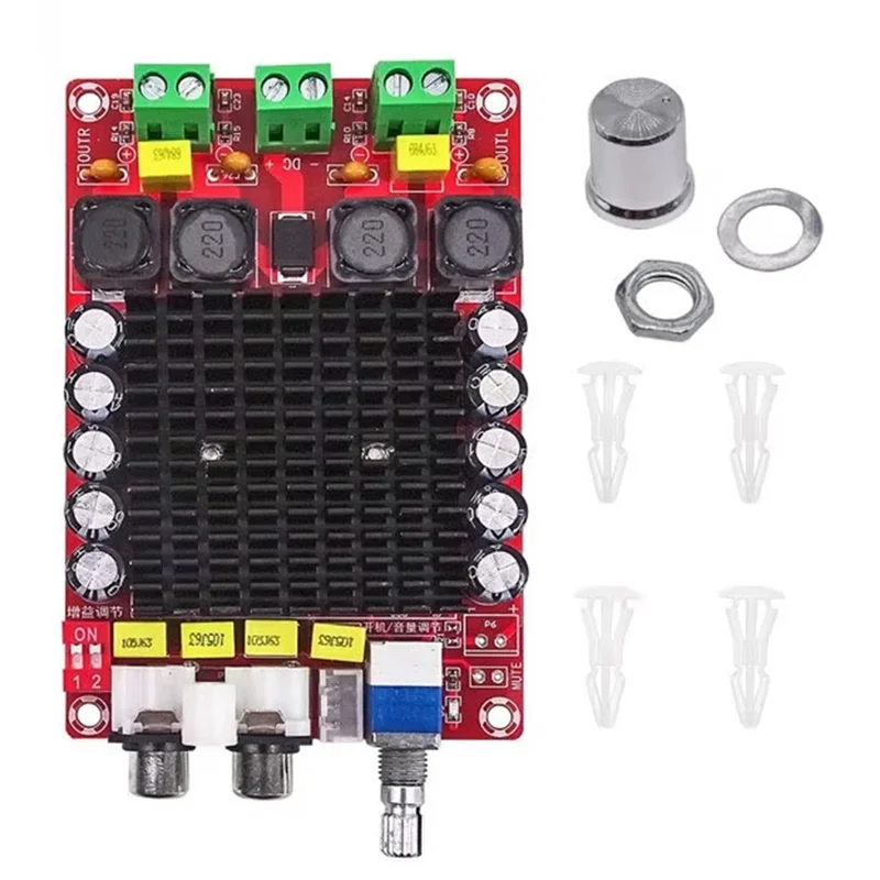 【PROMOTION】XH-M510 TDA7498 2X100w High-Power Digital Power Amplifier Board DC 14-34V Car Amp Module