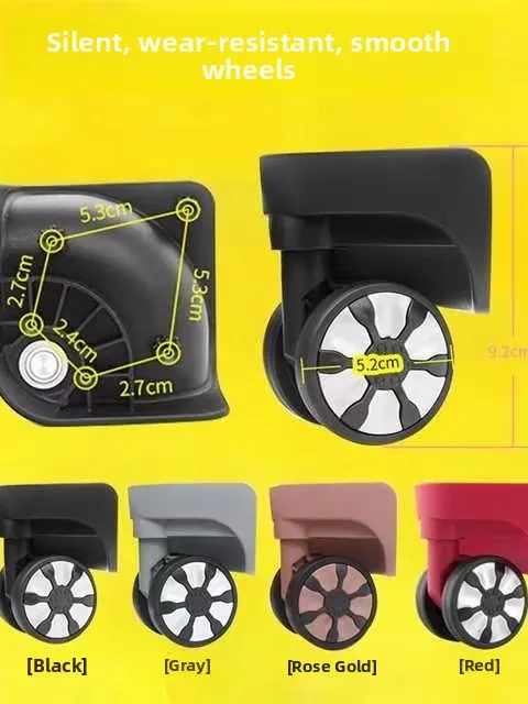 

Универсальные колеса-ролики для замены колесиков чемоданов, запасные части для ручной клади, без бренда