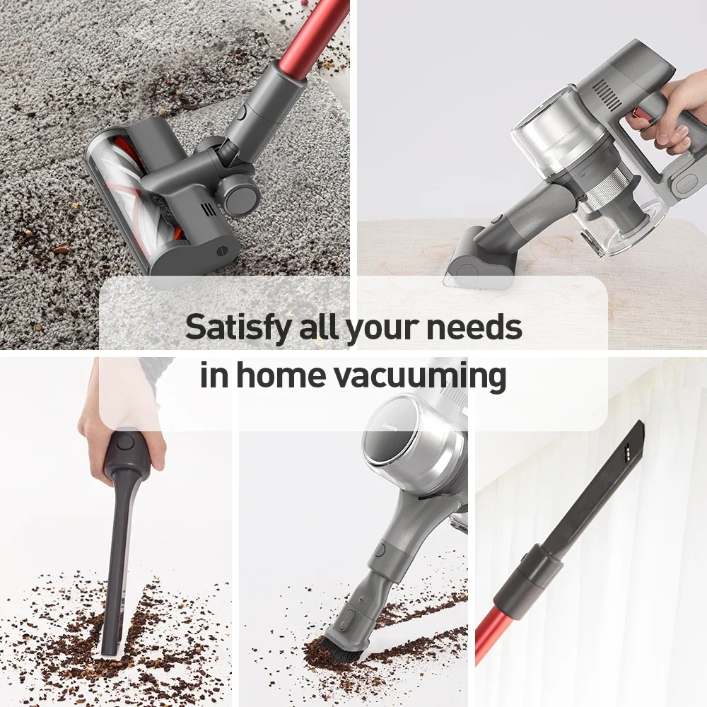 Dreame T20 Cordless Vacuum Cleaner Smart Full Surface Brush 25kPa All in One Dust Collector Floor Carpet Vacuum Cleaner