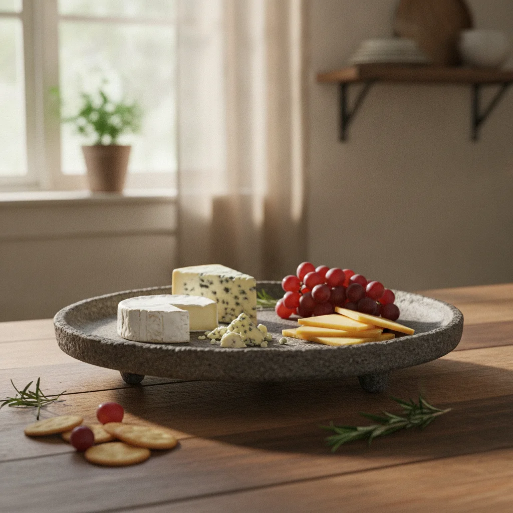 Tray with Legs Organic Footing Bowl Vessel Matte for Coffee Table, Console