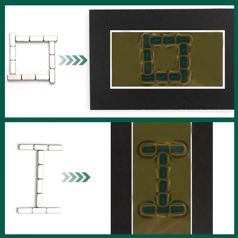 Pellicola di visualizzazione magnetica, visualizzatore di campo magnetico per progetti scientifici, recupero riutilizzabile e automatico