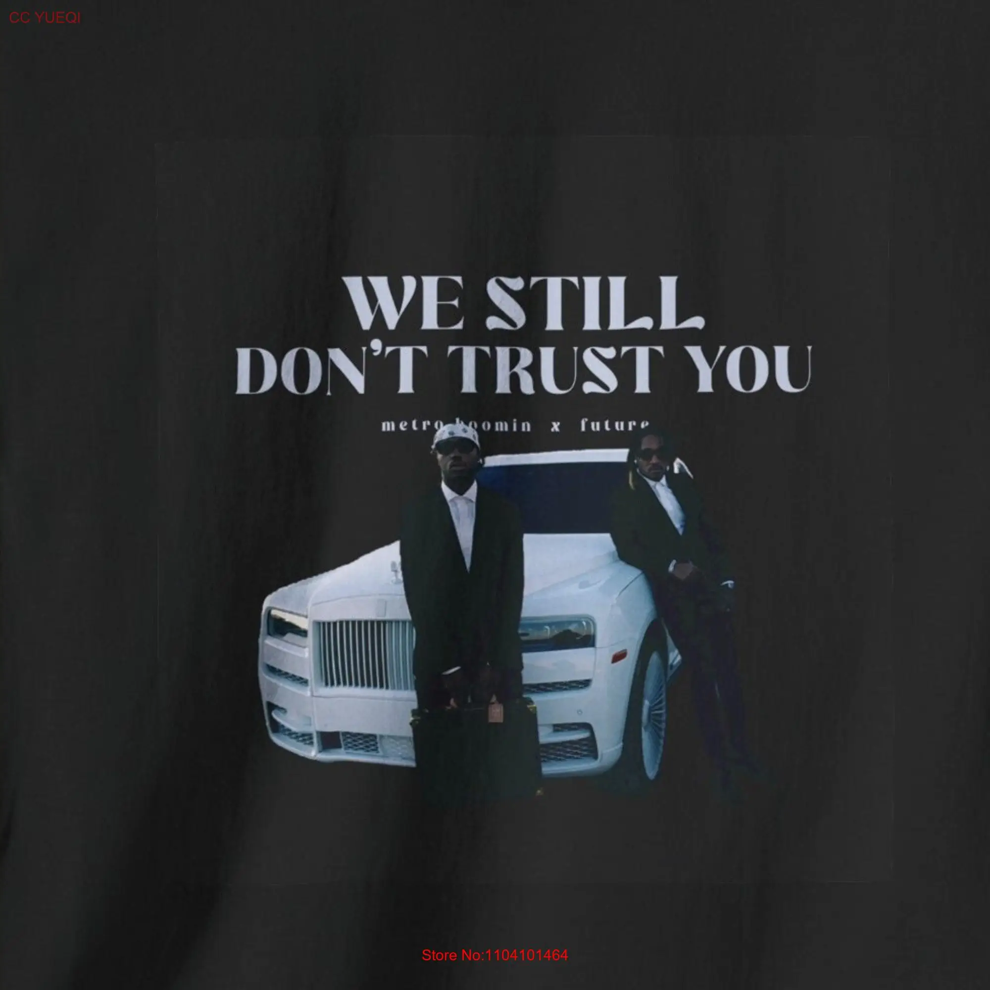 Future Metro Boomin We Don't Trust You Album Cover T Shirt Rapper Heroes Villains Atlanta HipHop Ric Flair Drip