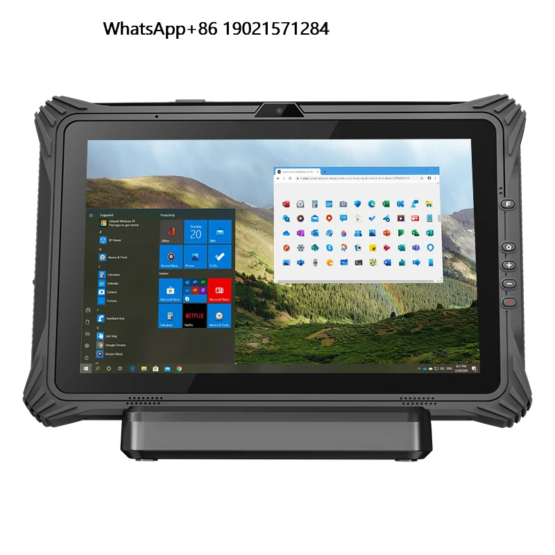 

Industrial Tablet 12inch Pc Vehicle Mounted Car Holder Fully extreme Rugged Win 10 N5100 IP65 Waterproof Rugged Tablet