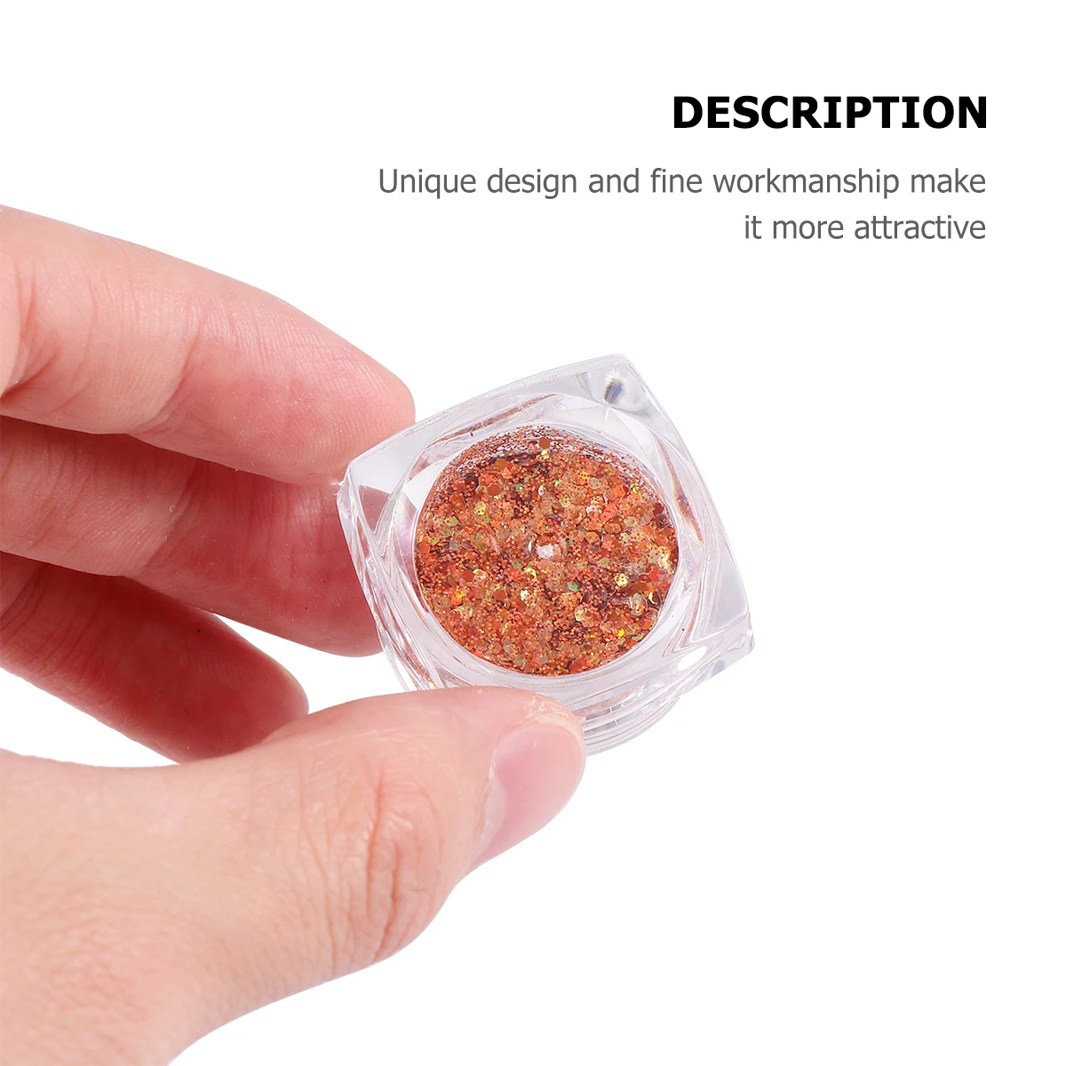 

12pcs Sequin Glitter Hexagon Laser Powder Manicures Accessories Nail Art Supplies Stickers Sequins Lightweight Durable DIY