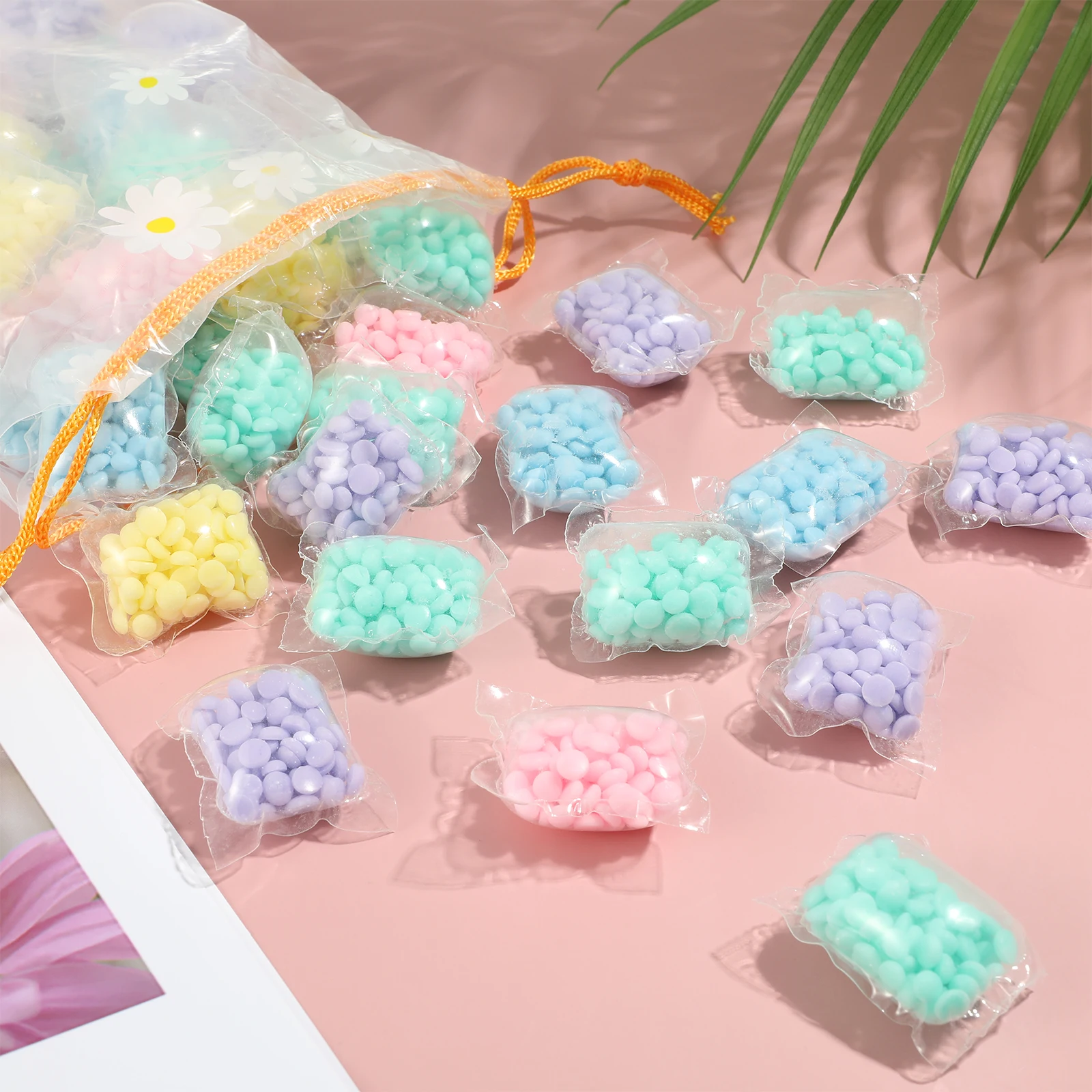 

50pcs Scented Beads Fragrance Booster Deep Cleaning Color Protection Quick Dissolution Residue Free Friendly
