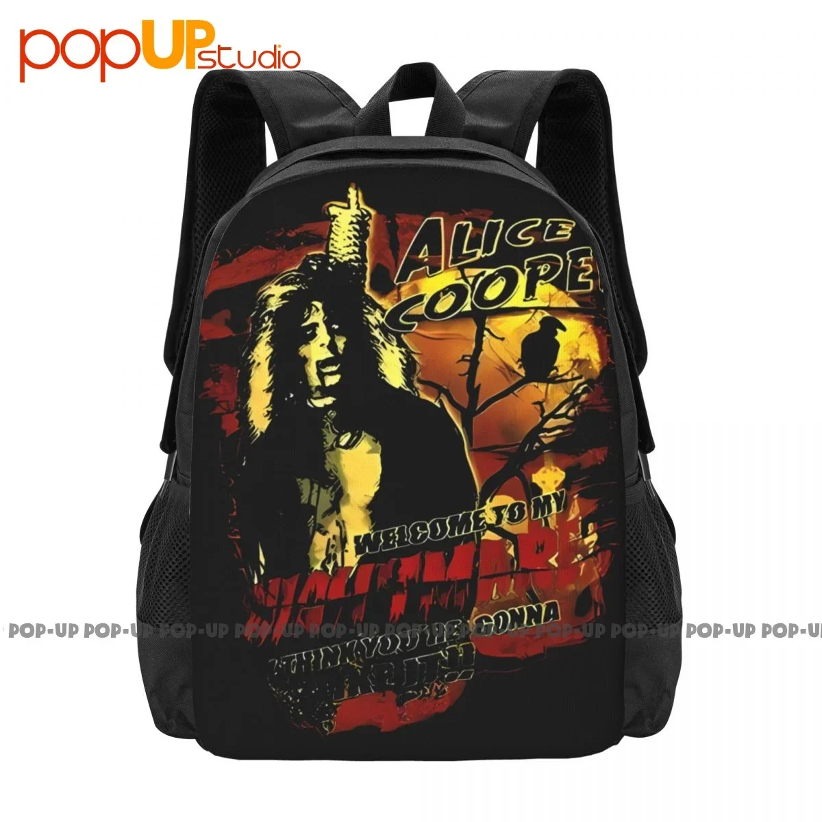 Alice Cooper 2004 Halloween The Eyes Of Alice Cooper Tour P-452 Backpack Large Capacity Foldable 3d Printing