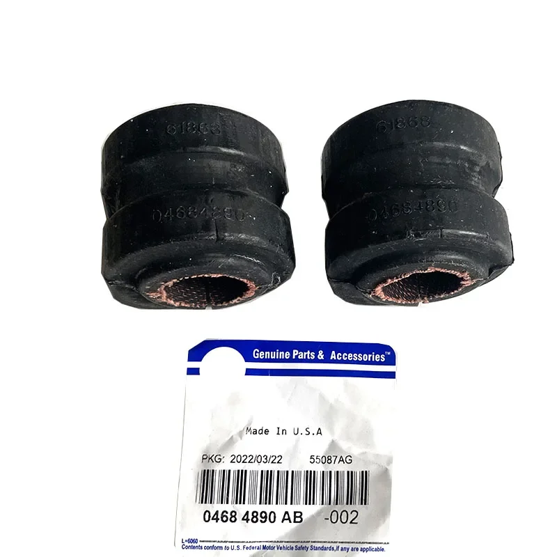 

NBJKATO Brand New Genuine 2 PCS Front Stabilizer Bar Bushing 04684890AB For Chrysler Grand Voyager Caravan