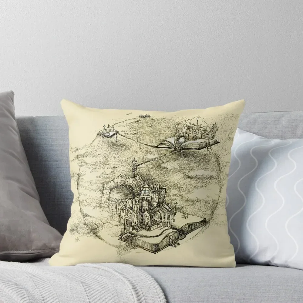 

Fantasy books Throw Pillow Christmas Covers Decorative Cushion Cover pillow