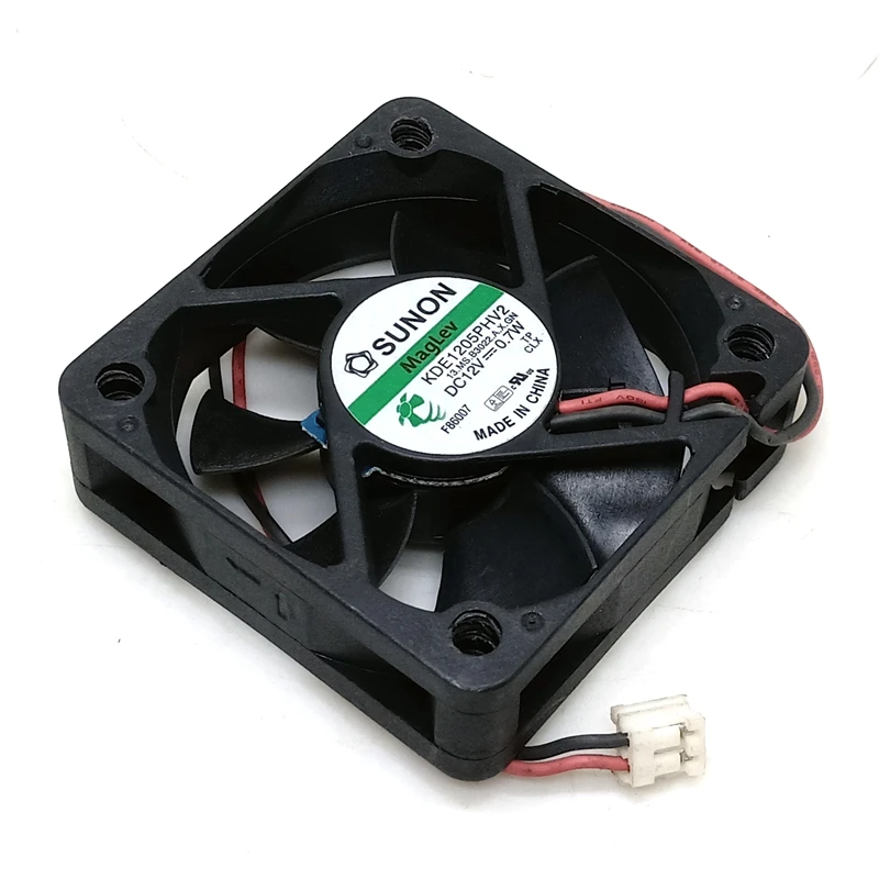 2pcs 5015 DC 12v KDE1205PHV2 Maglev Mute Cooling Fan 5cm for POS Cash Register CPU Server Inveter Cooling Fan