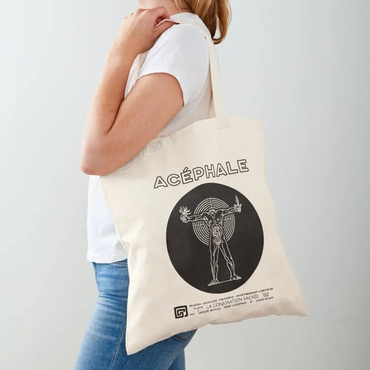 

Acephale Labyrinth (black) Tote Bag Canvas stote bag shopping bag logo large size bags Customizable tote