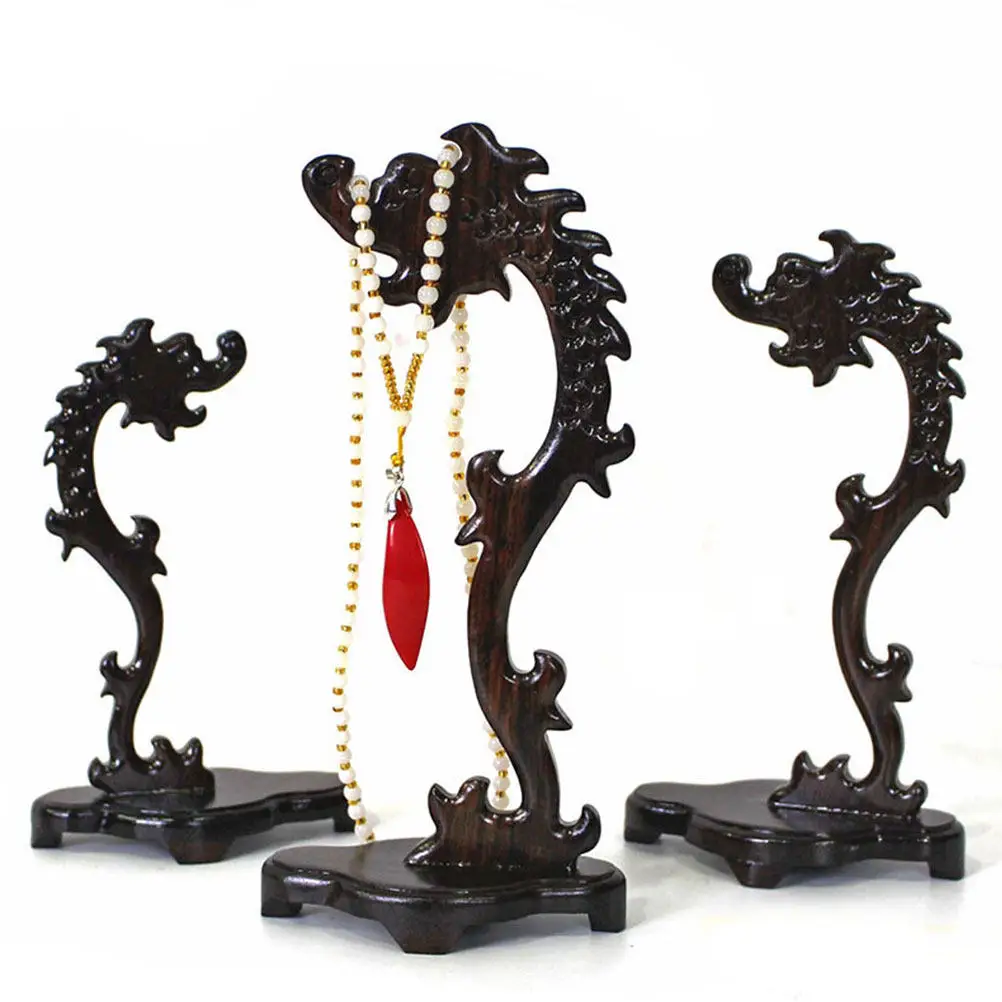 

Деревянная подставка для демонстрации нефритовых изделий и украшений: органайзер для хранения ожерелий и браслетов, декоративная подставка для туалетного столика