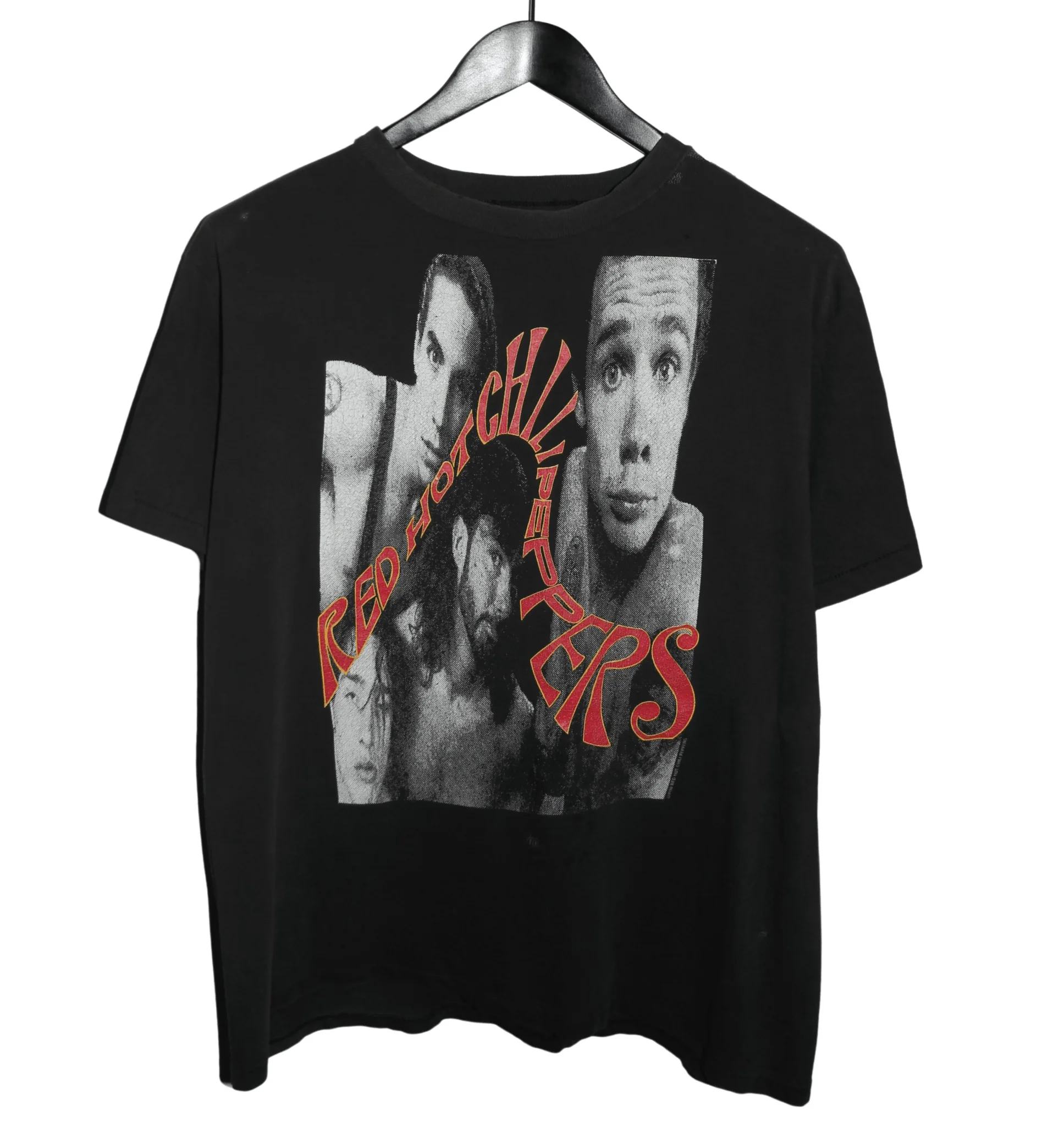 Red Hot Chili Peppers 1990 RHCP Rockband Grafik-T-Shirt aus Baumwolle, für Herren und Damen, Streetwear-T-Shirt. – Detail 4