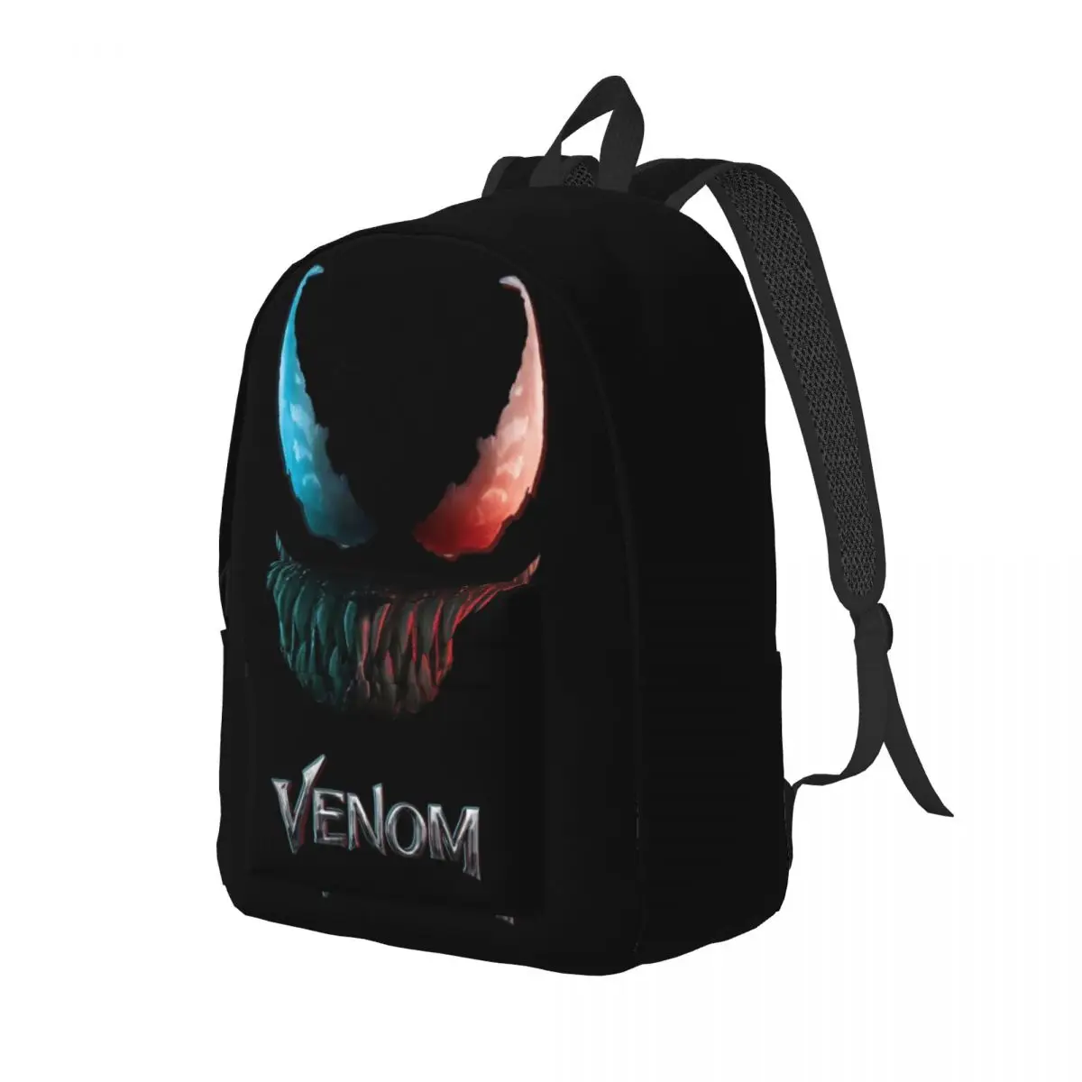 Custom 3D Printing Wallpaper Canvas Backpacks for   Venom School College Travel Bags Women Men Bookbag Fits 15 Inch Laptop