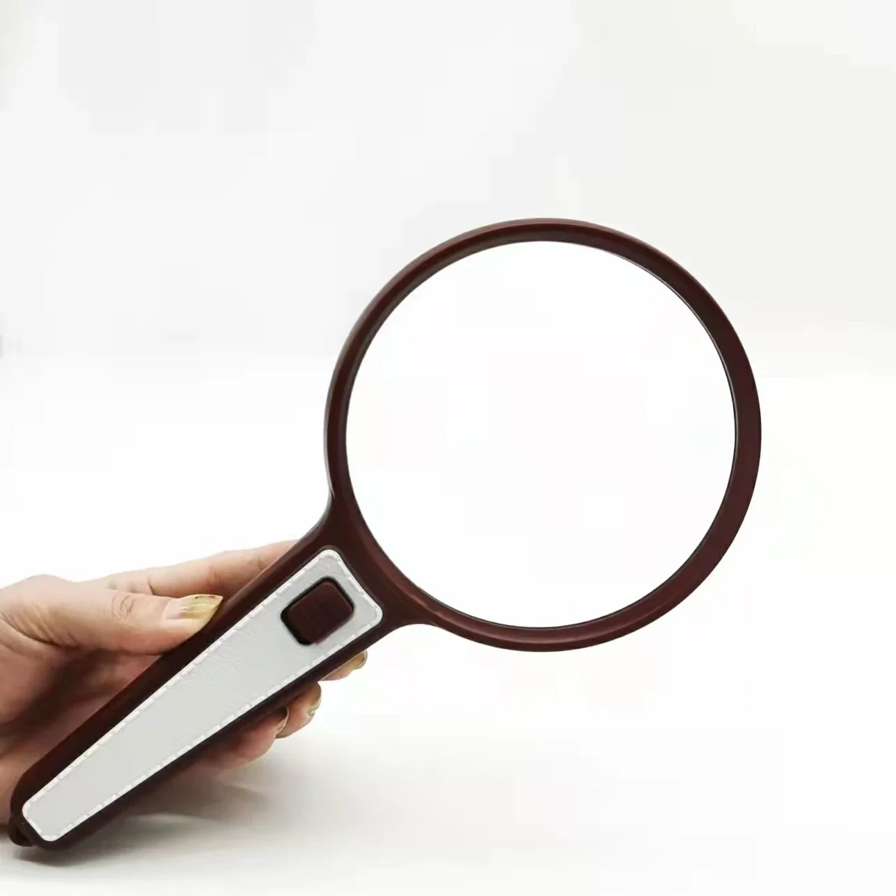 

YYHC-Hot Selling Travel Handheld Magnifying Glass With Led Light Portable Magnifying Lens For Electronics Repair