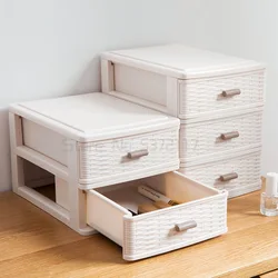 Multi-layer Japanese Rattan Storage Box Bedroom Small Things Storage Box Living Room Study Drawer Desktop Storage Box