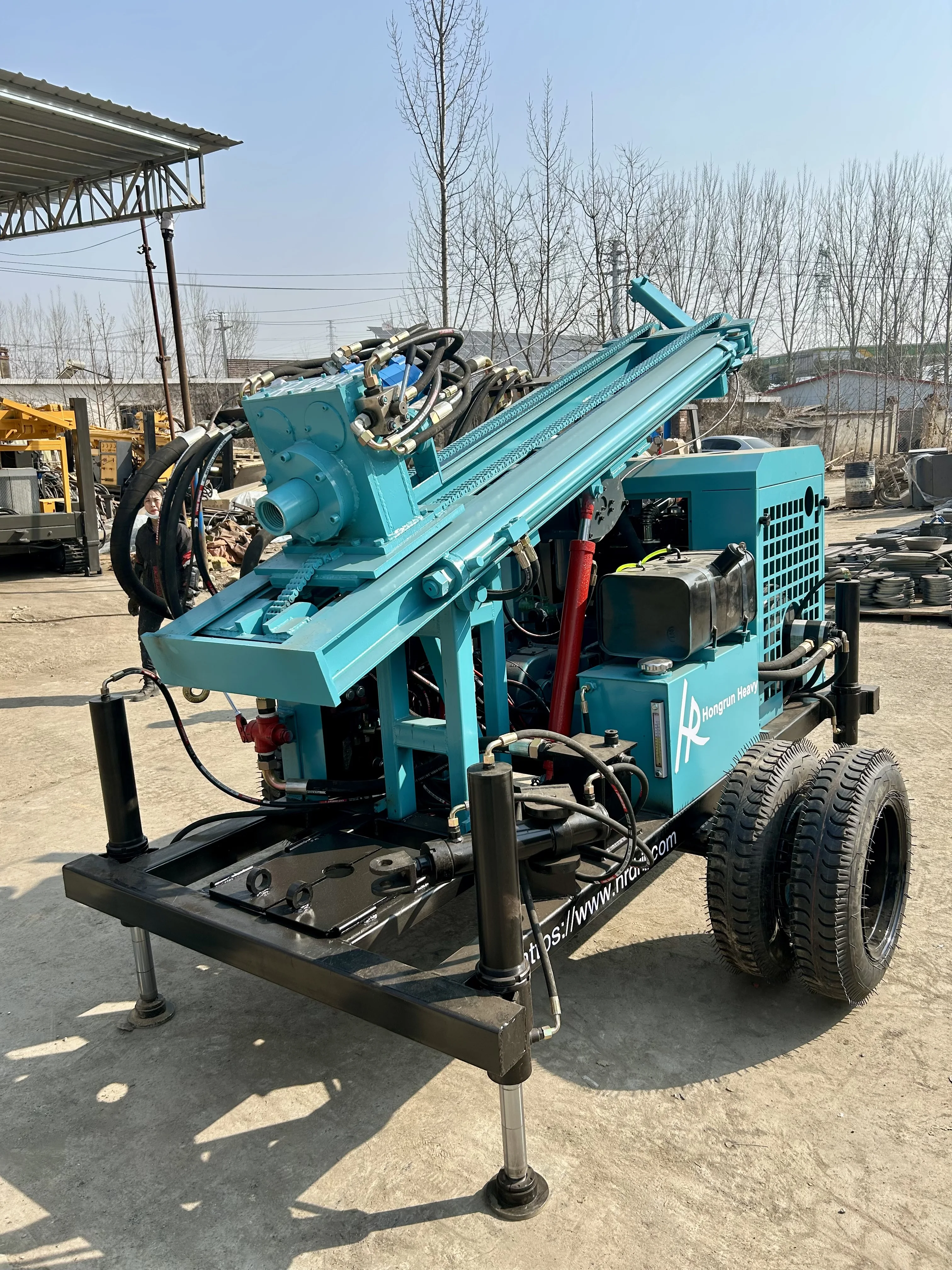 Hot Sale 300m Rock Drilling Rig Water Well Drilling Powered Drilling Rig