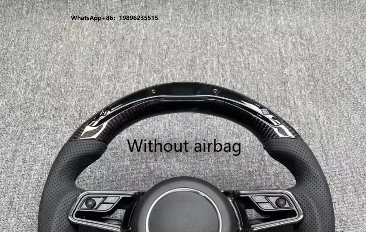 Carbon Fiber Steering Wheel with LED, Customizable  for