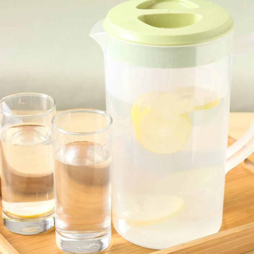 

Water Jug Cold Bottle Pitcher with Lid Iced Coffee Maker Large Container Beverage