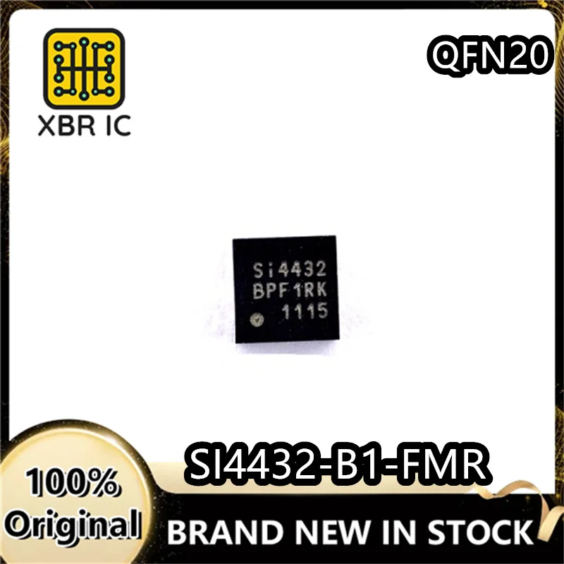 (15/40 pieces) SI4432-B1-FMR SI4432 Wireless Transceiver Chip IC QFN-20 Brand New Original Product In Stock