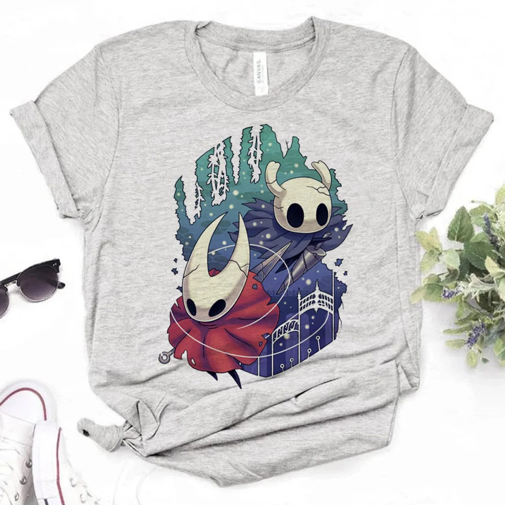 Hollow Knight shirt girl 80s dollette meme scene  harajuku t-shirt korean fashion cute 80s vintage