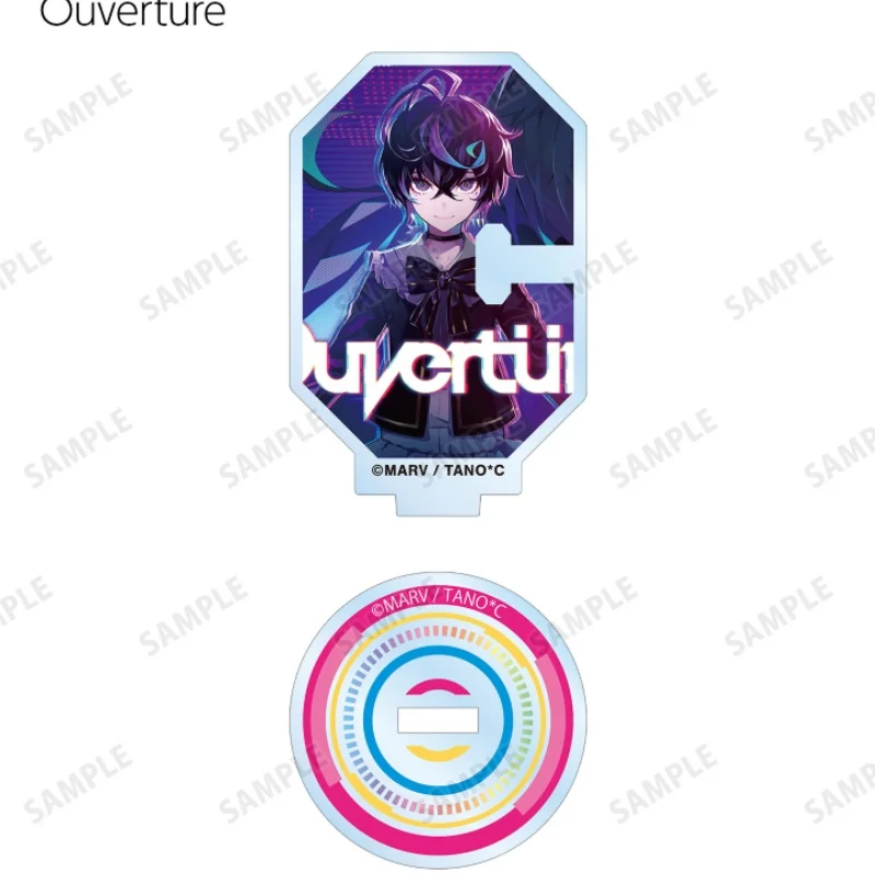 Game WACCA Reverse DIVE with Ü Lily Elizabeth Rune Acrylic Figure Stand Model Plate Keychains Desktop Ornament