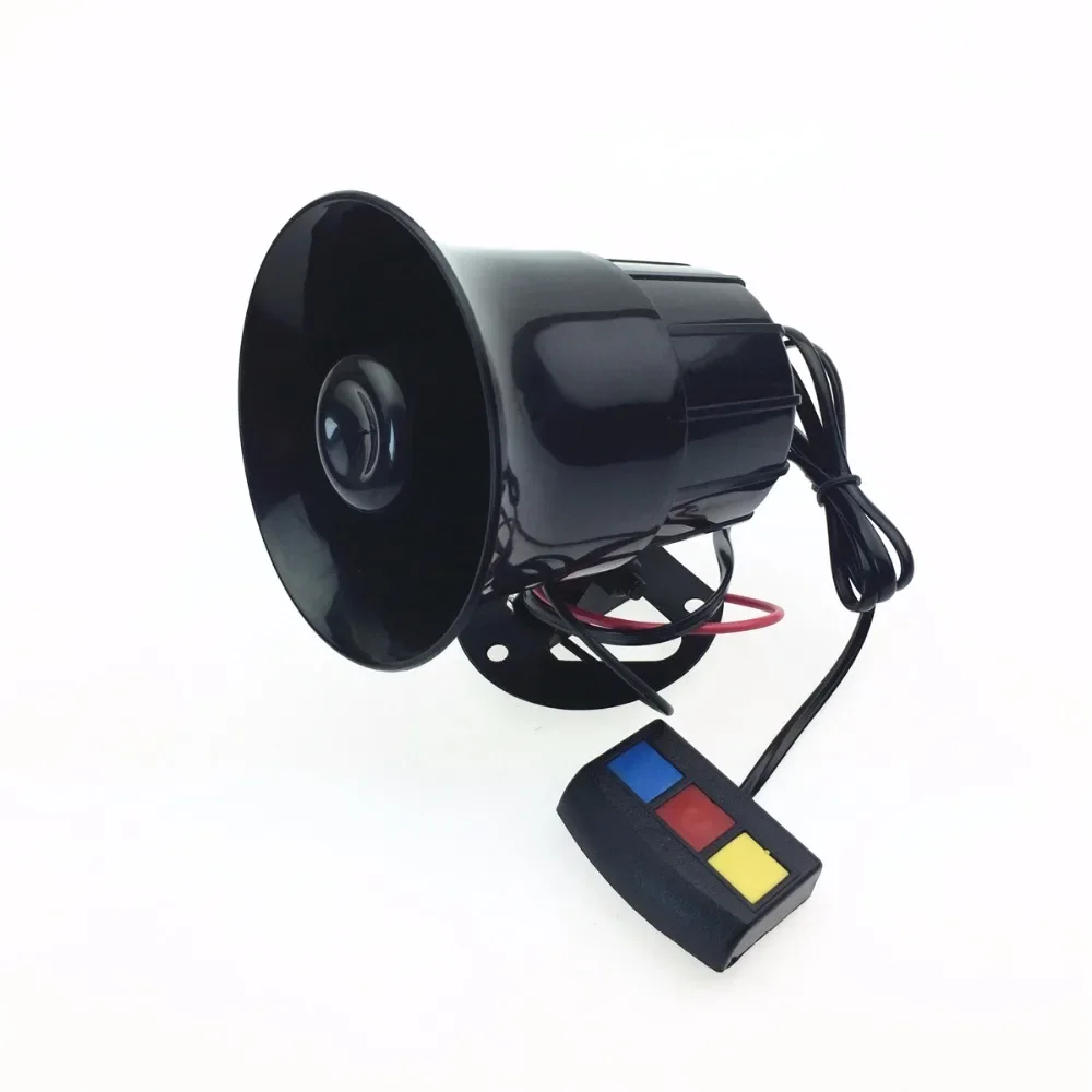 Electric car car alarm modified accessories Motorcycle tri-phone horn super loud 12V multi-tone