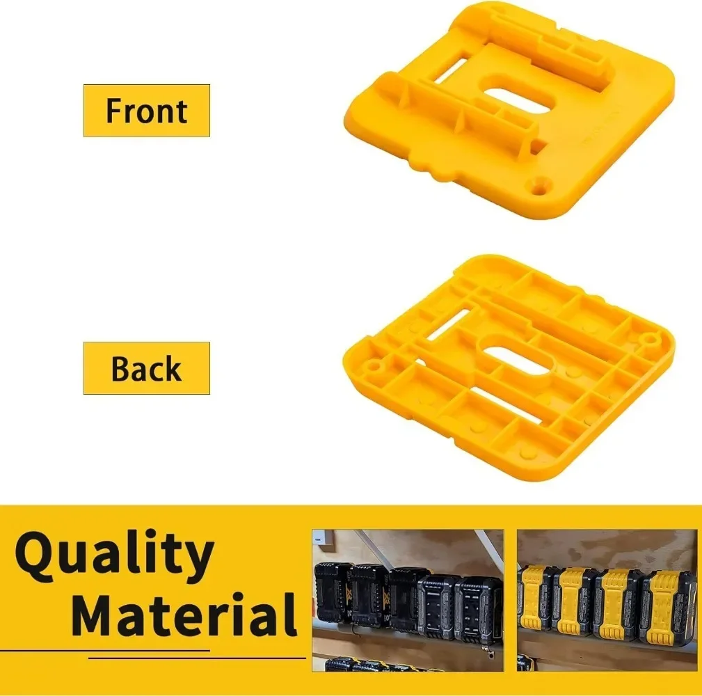 1-10 Pack Battery Holder for Dewalt 20V Battery,Battery Holder Fit for DCB200 DCB201 DCB202 DCB203 DCB204 with The Screws