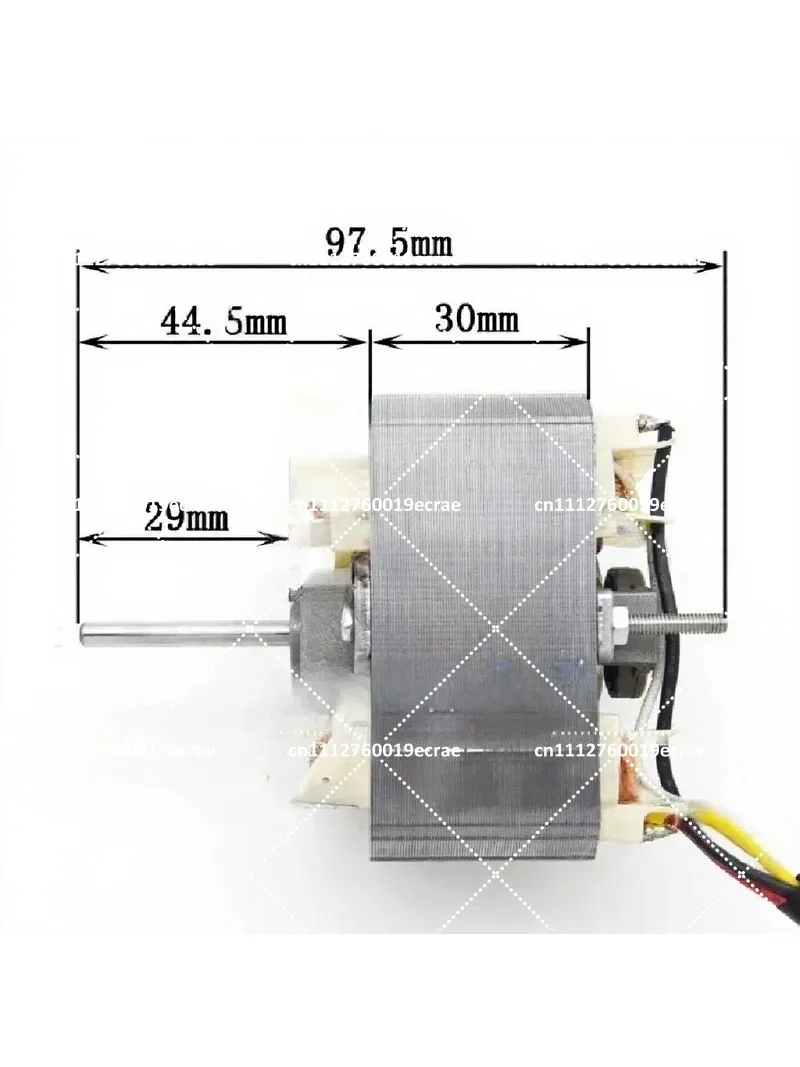 Kitchen Exhaust Fan Motor S84 Cover Pole, Pure Copper Wire Three Speed Oven Blower Range Hood Motor