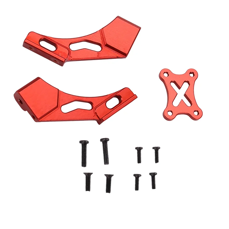 144001-1258 Metal Tail Fixed Parts Tail Wing Firmware Fittings Set For Wltoys 144001 1/14 4WD RC Car Parts