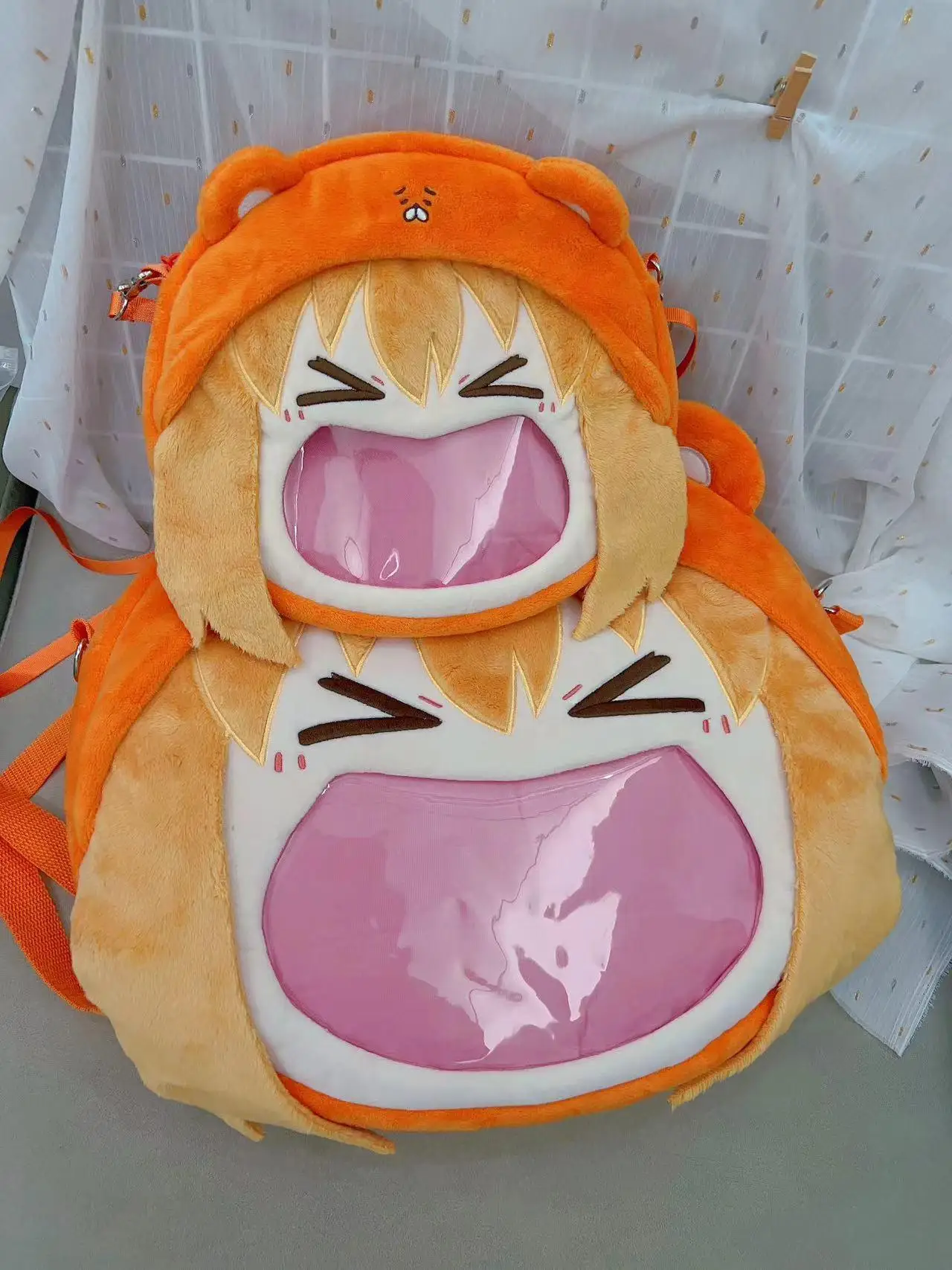 Game Anime Himouto! Umaru-chan Cosplay Big Mouth Transparent itabag Student Zipper Backpack Messenger Bags Shoulder