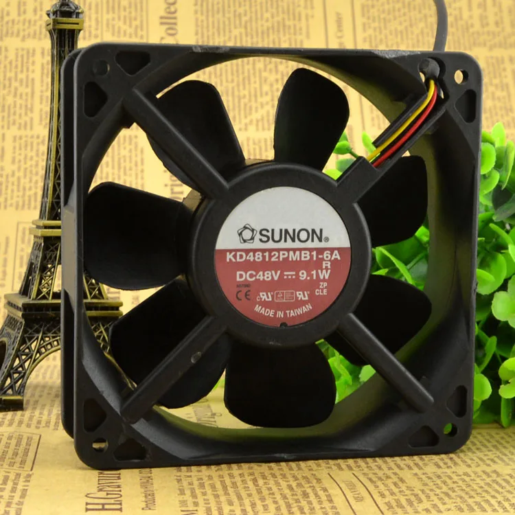 NEW ORIGINAL KD4812PMB1-6A DC48V 9.1W 12CM 12038 120*120*38mm 12cm COOLING FAN
